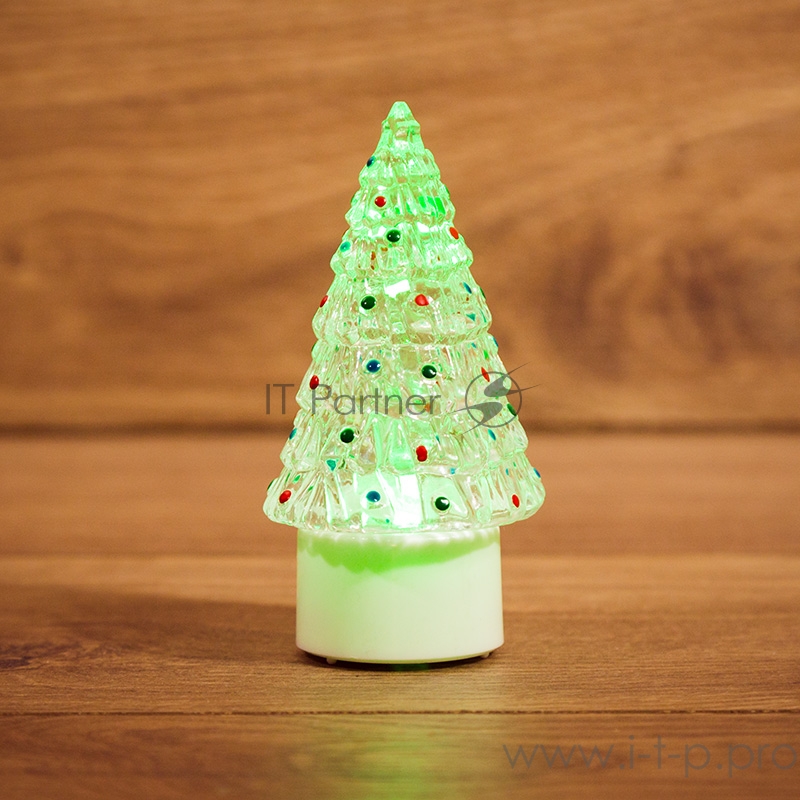 Фигура светодиодная на подставке Елочка средняя, RGB