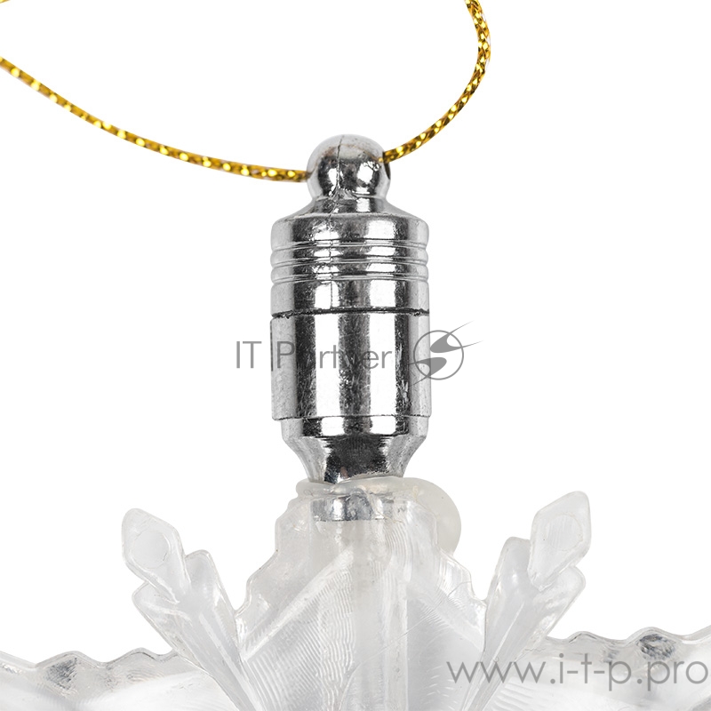 Фигурка подвесная Снежинка RGB 9,5*9,5 см