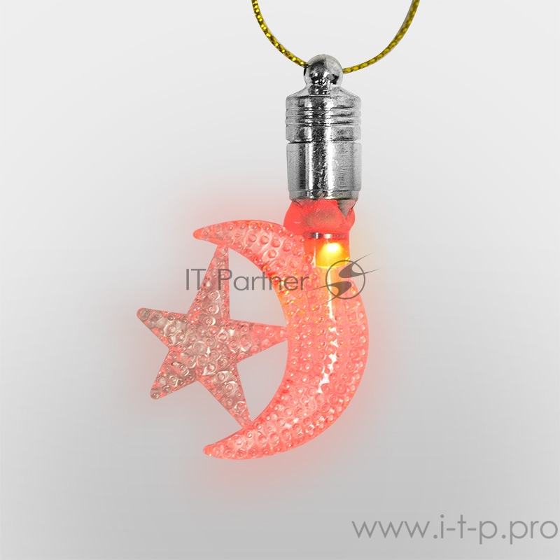 Фигурка подвесная Месяц RGB 8*5,5 см