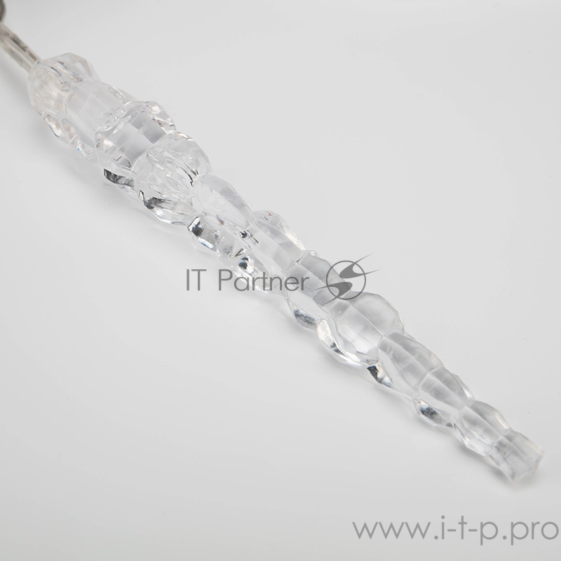 Гирлянда «Сосульки» 1,5х0,25 м, прозрачный провод, теплый белый цвет свечения NEON-NIGHT