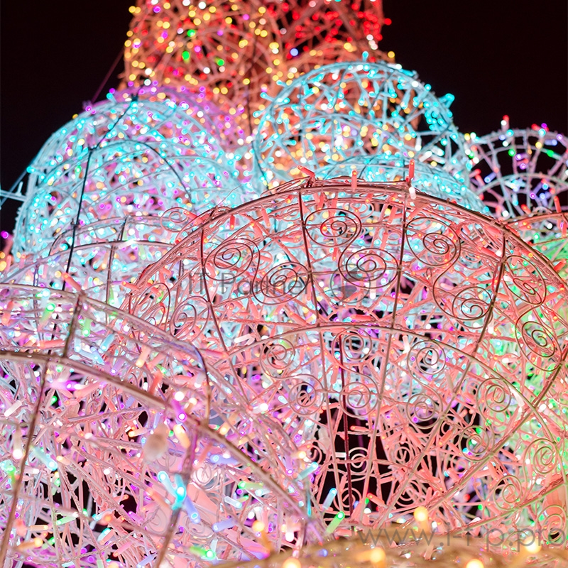 Гирлянда Нить 10м, 100 LED, цвет: RGB. свечение с динамикой (при использовании контроллера), 230 В