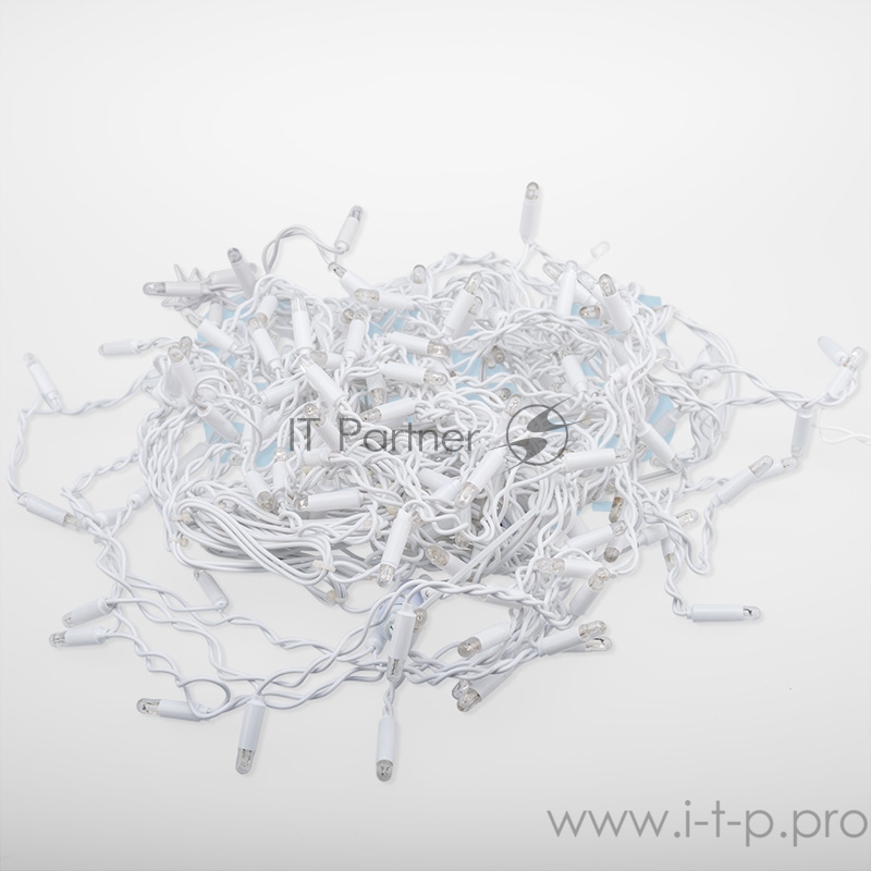 Гирлянда Айсикл 4,8х0,6 м, с эффектом мерцания, белый ПВХ, 176LED, цвет: Белый, 230В