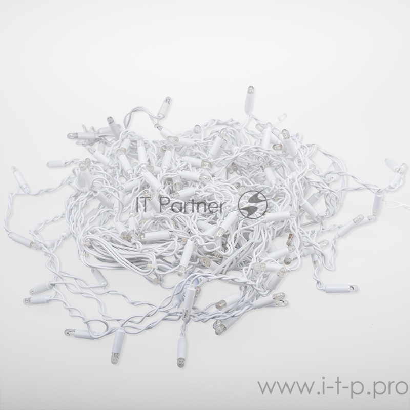 Гирлянда Айсикл (бахрома) светодиодный, 1,8 х 0,5 м, белый провод, 230 В, диоды белые, 48 LED