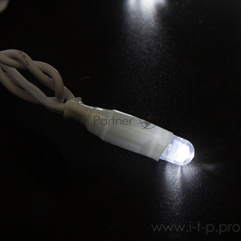 Гирлянда Нить 10м, постоянное свечение, белый ПВХ, 24В, цвет: Белый