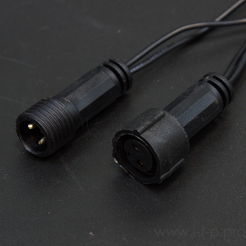 Гирлянда Нить 10м, постоянное свечение, черный ПВХ, 230В, цвет: Зелёный