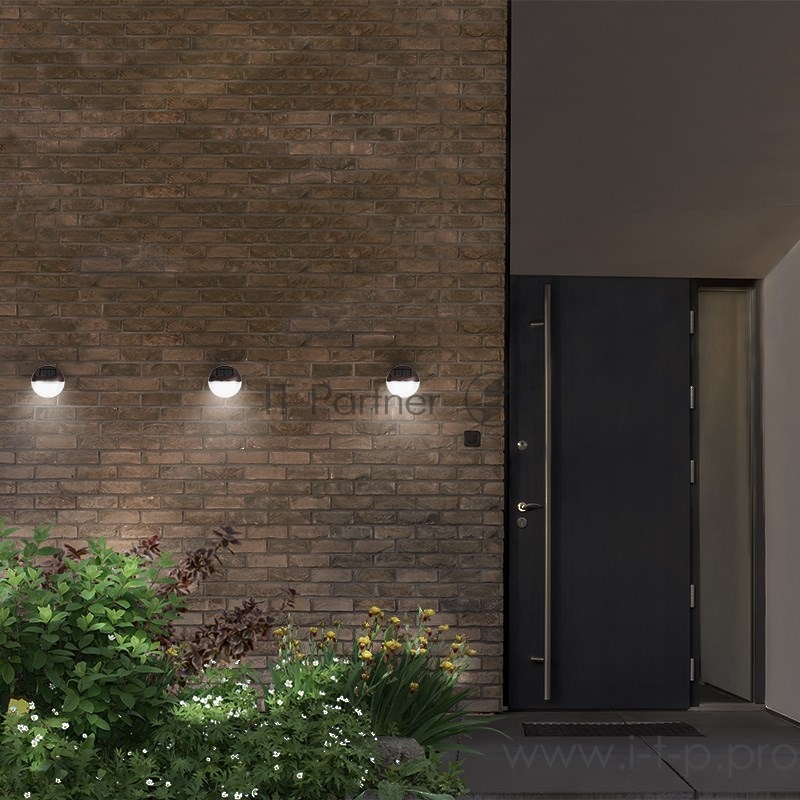 Светильник светодиодный, настенный на солнечной батарее (SLC-60) LAMPER