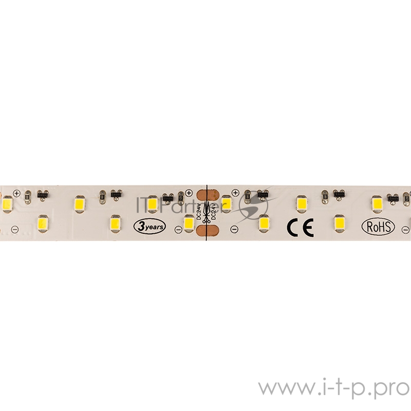 LED лента Профессиональная, 16 мм, IP33, SMD 2835, 96 LED/m, 24 V, цвет свечения белый