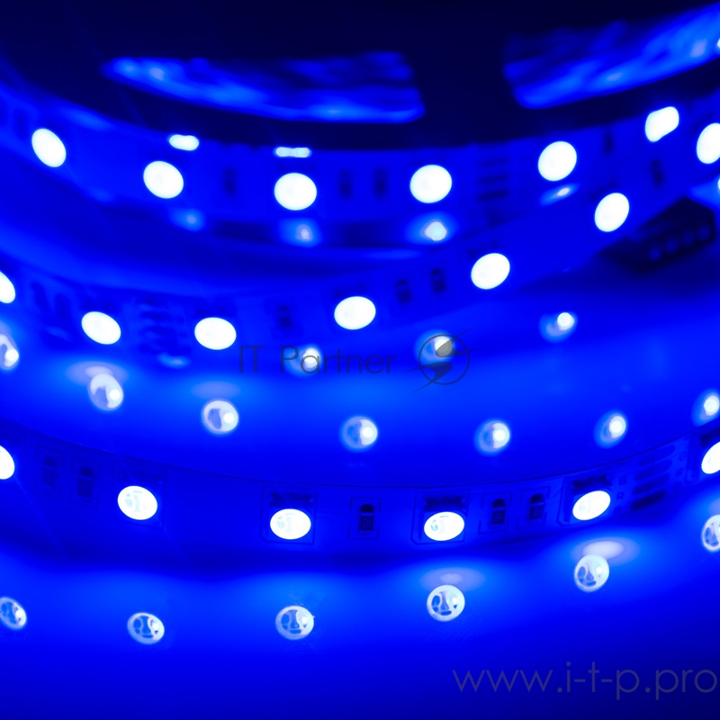 LED лента 24 В, 10 мм, IP23, SMD 5050, 60 LED/m, цвет свечения RGB