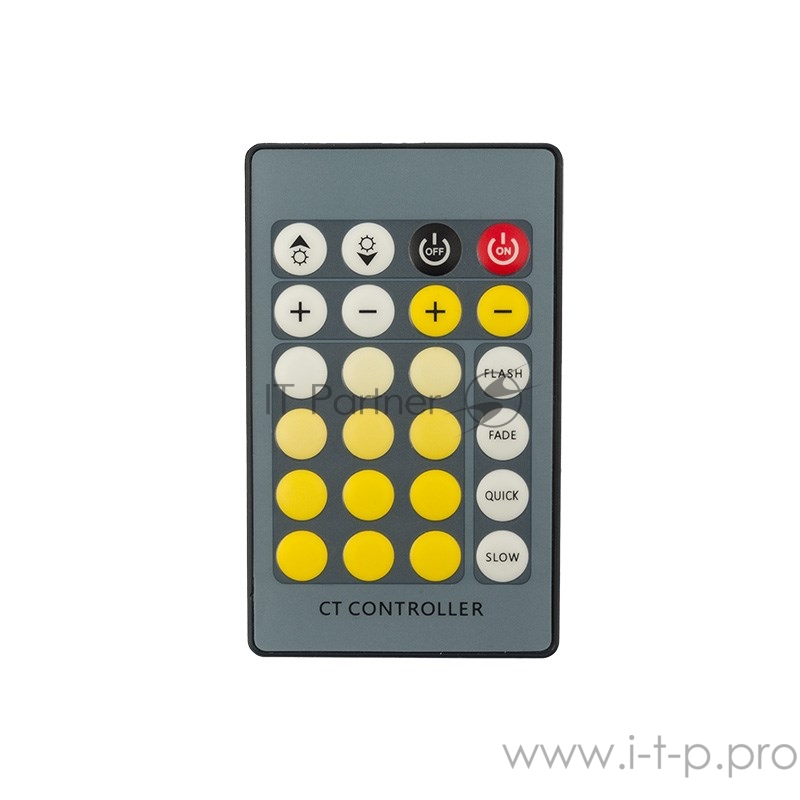 LED контроллер для светодиодной ленты White Mix 12/24 В, 72/144 Вт, 24 кнопки (IR)