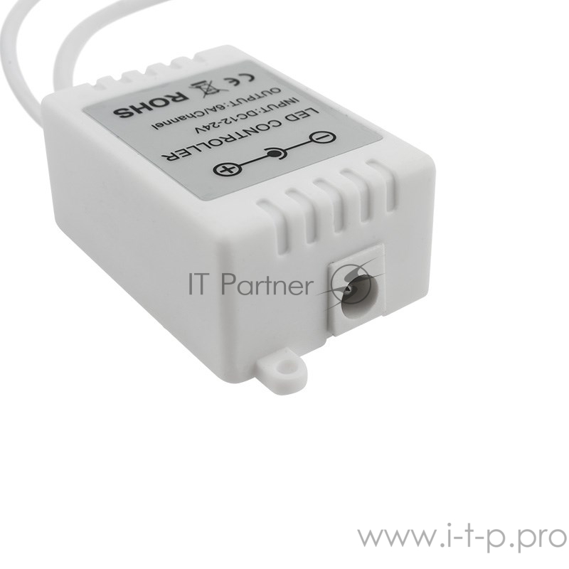 LED контроллер для светодиодной ленты White Mix 12/24 В, 72/144 Вт, 24 кнопки (IR)