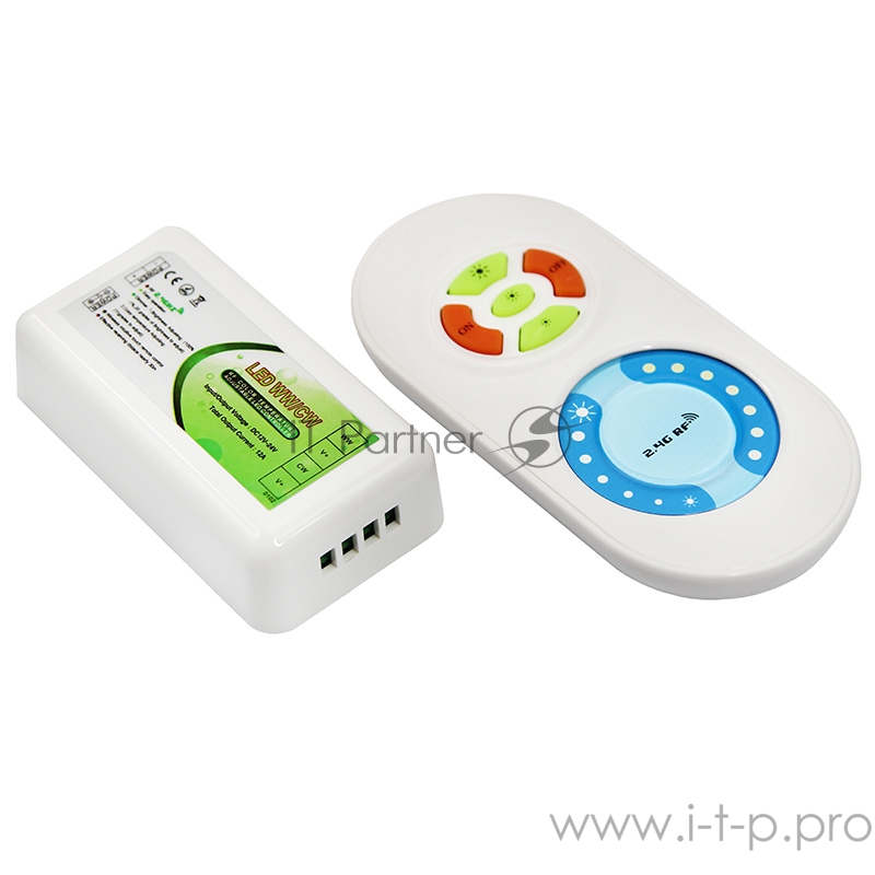 LED контроллер 2.4G (управление цветовой температурой и яркостью) LAMPER