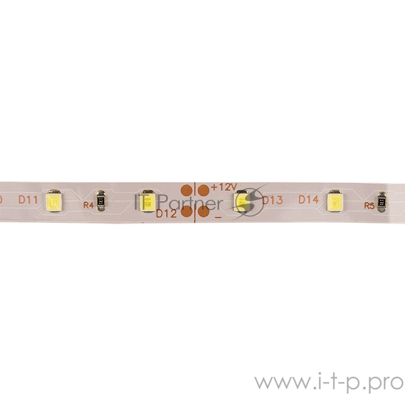LED лента открытая, 8 мм, IP23, SMD 2835, 60 LED/m, 12 V, цвет свечения белый