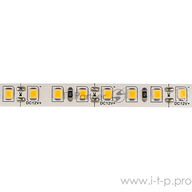 LED лента 12 В, 8 мм, IP23, SMD 2835, 120 LED/m, 12 V, цвет свечения теплый белый (3000 K)