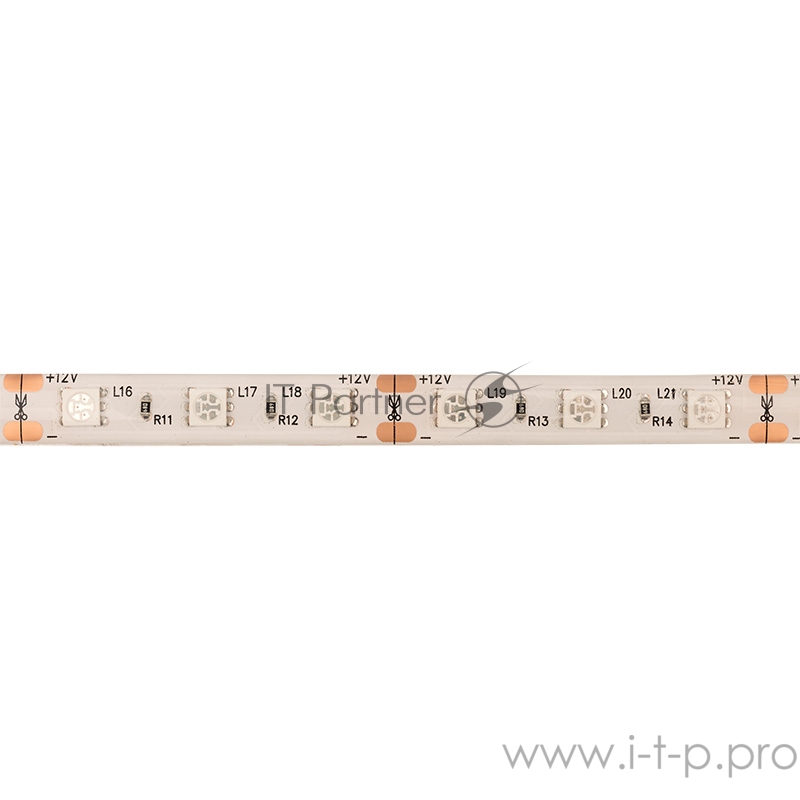 LED лента силикон, 10 мм, IP65, SMD 5050, 60 LED/m, 12 V, цвет свечения желтый