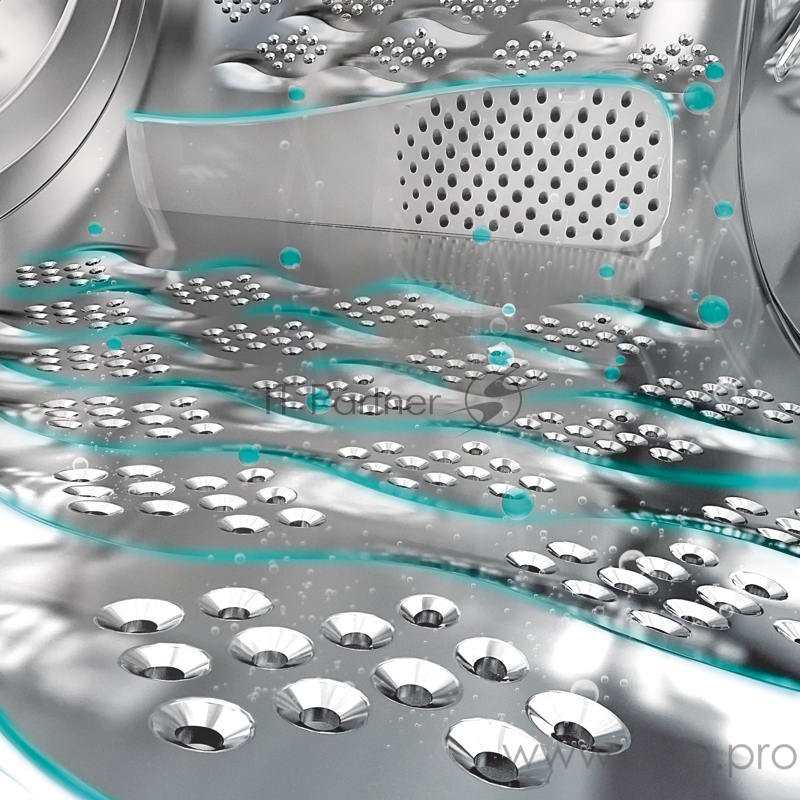 Стиральная машина GORENJE WA943S Полноразмерная, Загрузка: 9 кг Скорость отжима: 1,400 об./мин. Класс энергопотребления: A-30% Инверторный мотор Inverter PowerDrive