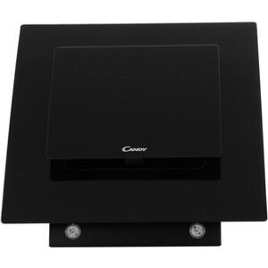 Вытяжка CANDY CDM656B07 наклонная, 75 х 59.6 х 38.6 см, 620 м3/ч, 64 дБ, сенсорное + дистанционное управление, черное стекло