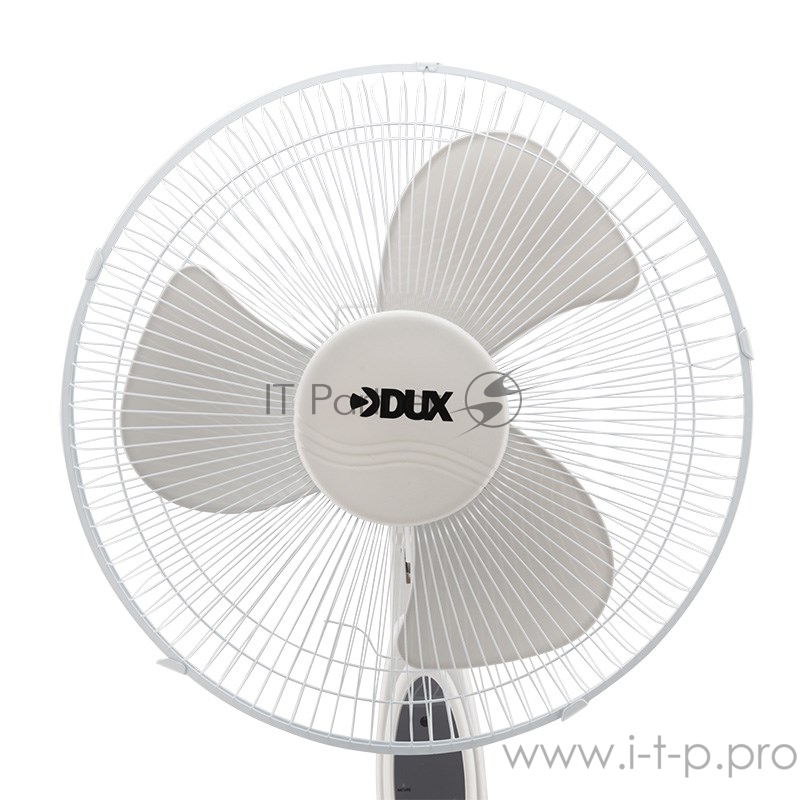 Вентилятор напольный DUX DX-17, 40 Вт, 220V, белый/серый
