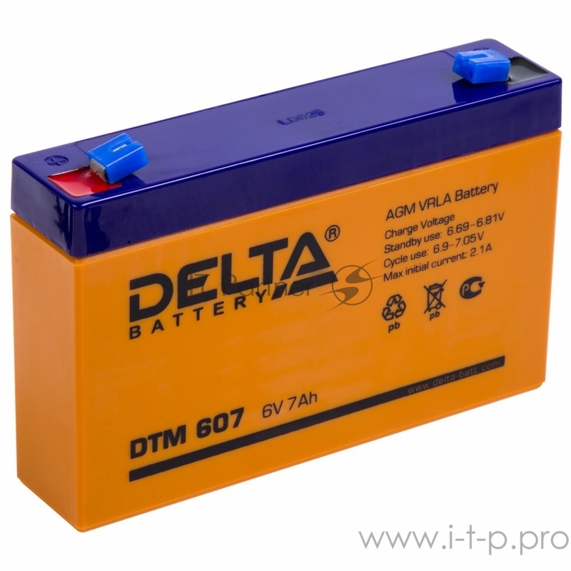 Аккумулятор 6 В 7 А/ч