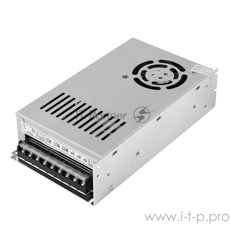 Источник питания 220 V AC/12 V DC 25 A 300 W с разъемами под винт, без влагозащиты (IP23)