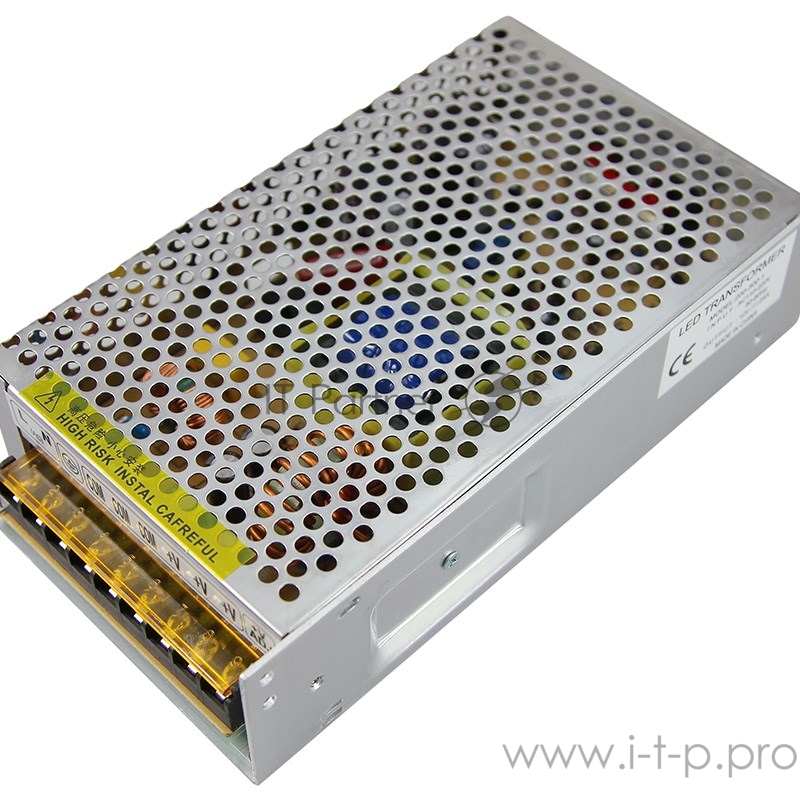 Источник питания 220 V AC/12 V DC 25 A 300 W с разъемами под винт, без влагозащиты (IP23)