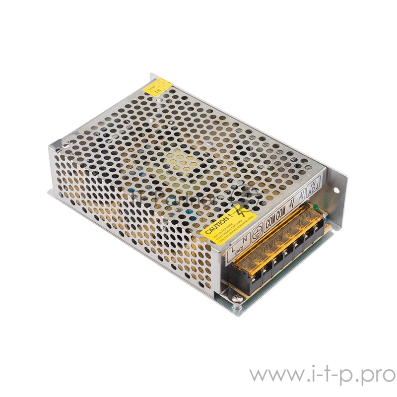 Источник питания 220 V AC/12 V DC 6 A 72 W с разъемами под винт, без влагозащиты (IP23)