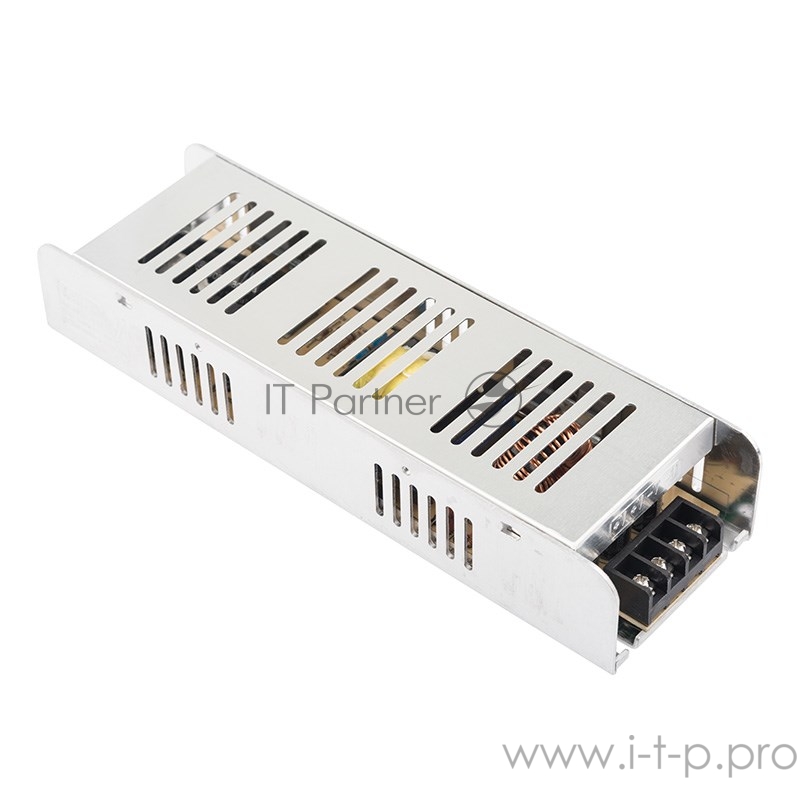 Источник питания компактный 12 V 16,7 A 200 W с разъемами под винт, без влагозащиты (IP23)