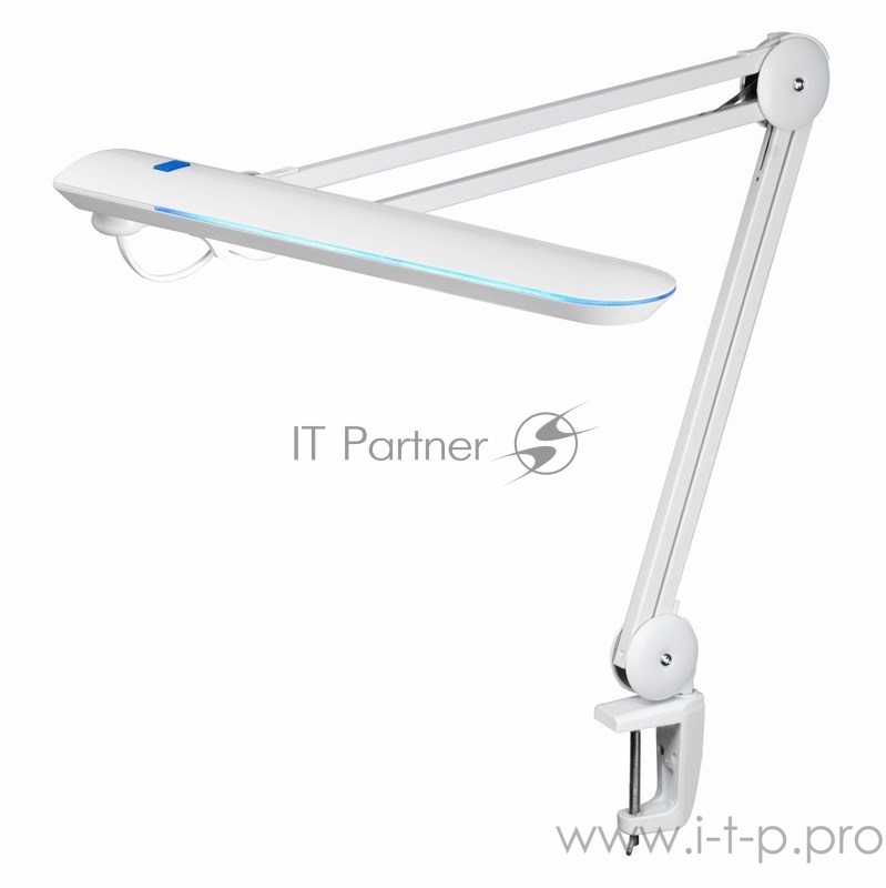 Лампа настольная бестеневая REXANT, струбцина, «Blue Stream», 60 SMD LED, белая