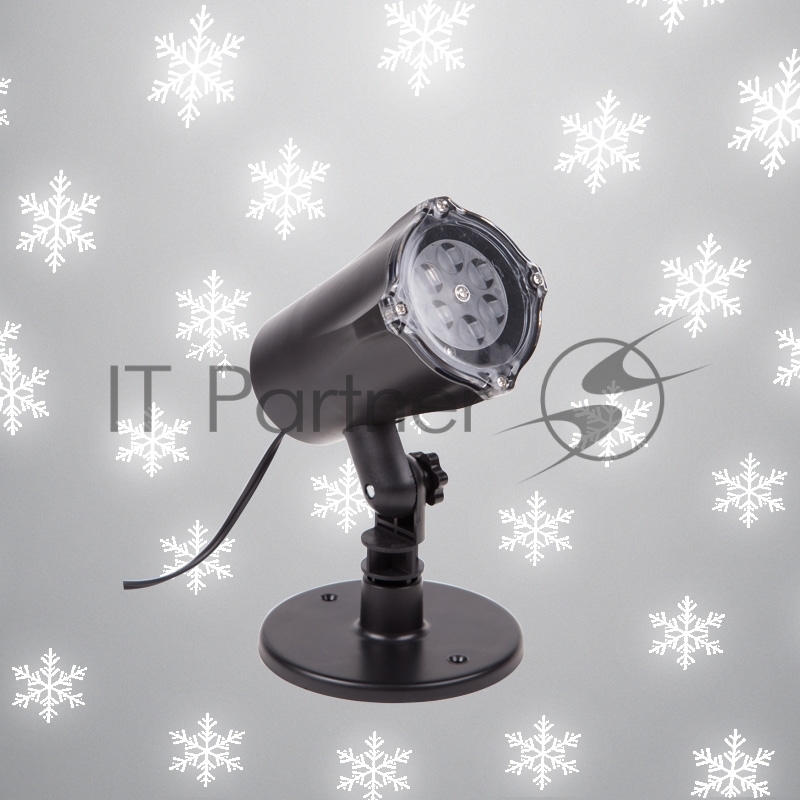 Neon-night 601-263 LED проектор, белые снежинки, 220В