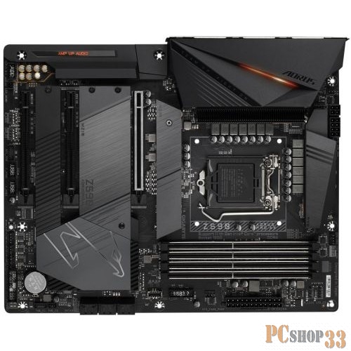 Z590 AORUS PRO AX, Socket 1200, Intel®Z590, 4xDDR4-3200, DP, 3xPCI-Ex16, 6xSATA3(RAID 0/1/5/10), 4xM.2, 8Ch Audio, 2.5GLan, WiFi, (4+4)xUSB2.0, (8+2)