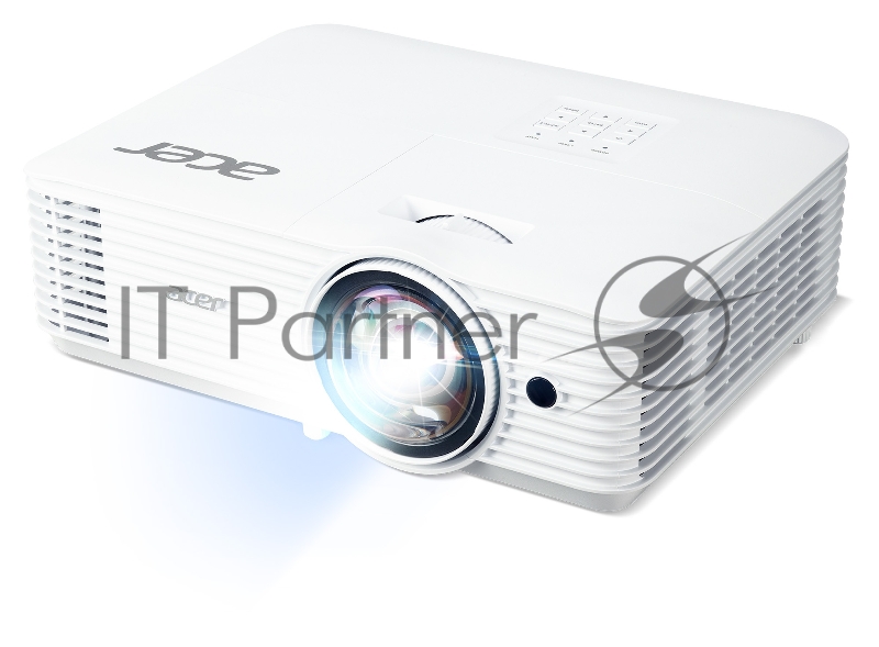 Acer projector H6518STi,DLP 3D,1080p,3500Lm,10000/1, HDMI, short throw 0.5, Bag, 2.9Kg,EURO Power EMEA (replace MR.JKY11.00L, H7550ST)