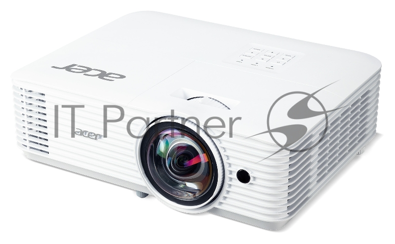 Acer projector H6518STi,DLP 3D,1080p,3500Lm,10000/1, HDMI, short throw 0.5, Bag, 2.9Kg,EURO Power EMEA (replace MR.JKY11.00L, H7550ST)