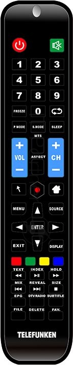 Телевизор LED Telefunken 32 TF-LED32S33T2S черный/HD READY/50Hz/DVB-T/DVB-T2/DVB-C/ TV (RUS)