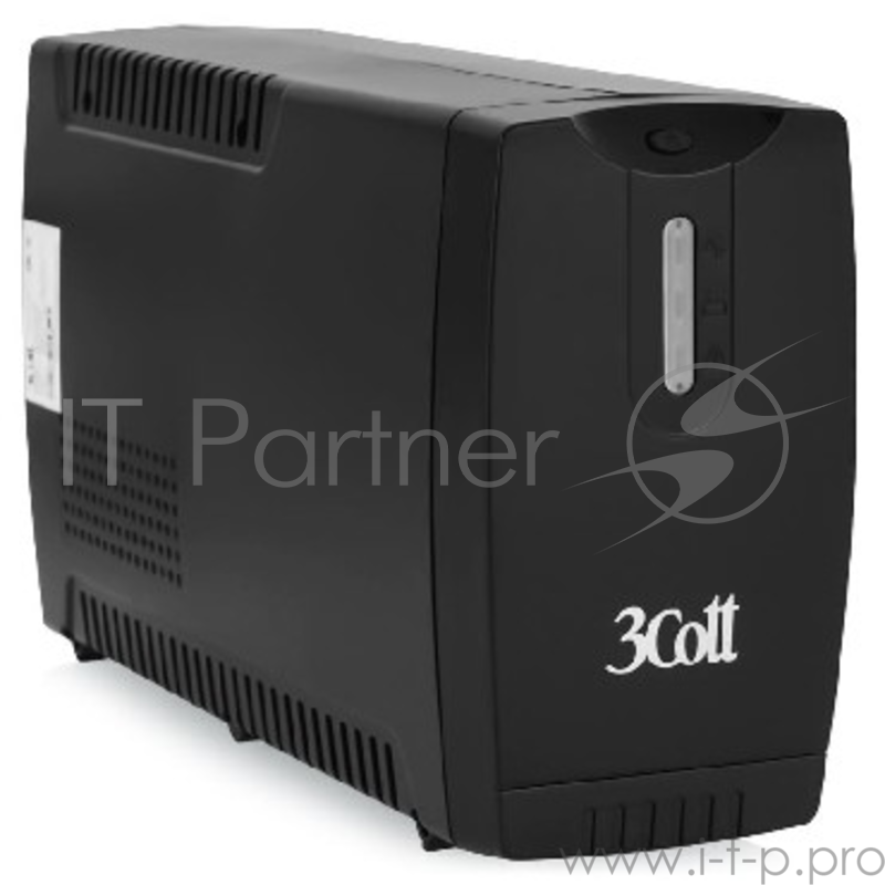 ИБП (UPS) 650ВА 3Cott 3Cott-650-HML, черный