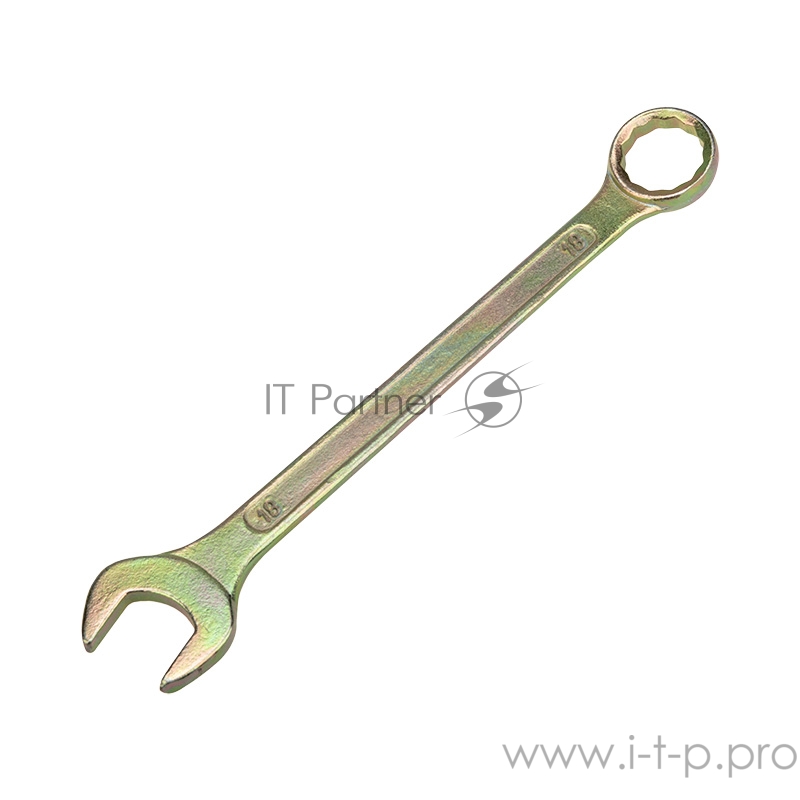 Ключ комбинированный REXANT 18 мм, желтый цинк