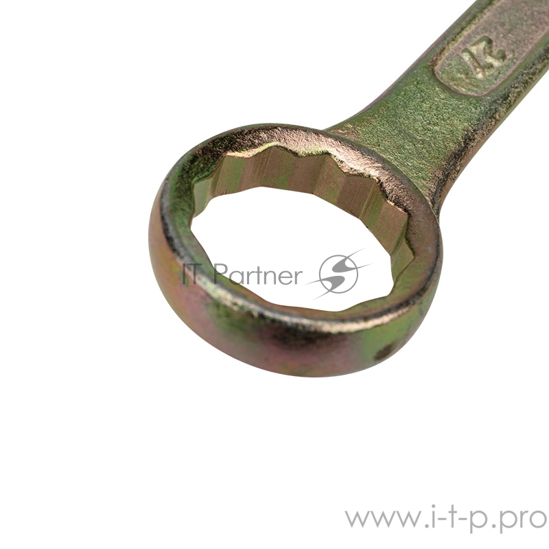 Ключ комбинированный REXANT 27 мм, желтый цинк