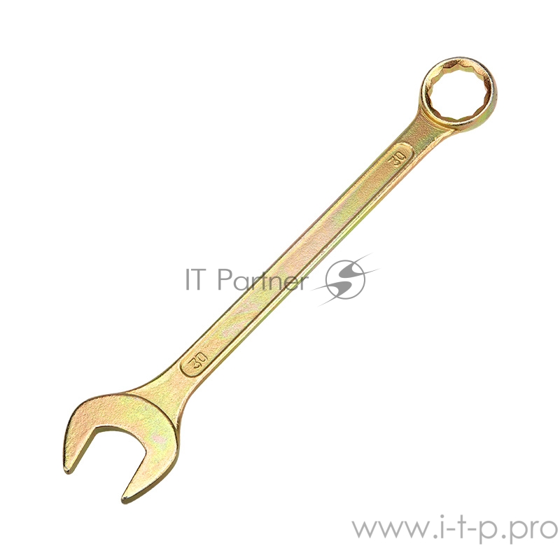 Ключ комбинированный REXANT 30 мм, желтый цинк