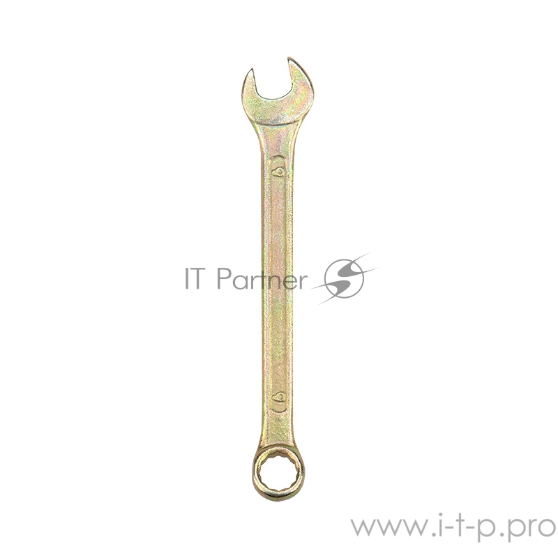 Ключ комбинированный REXANT 9 мм, желтый цинк