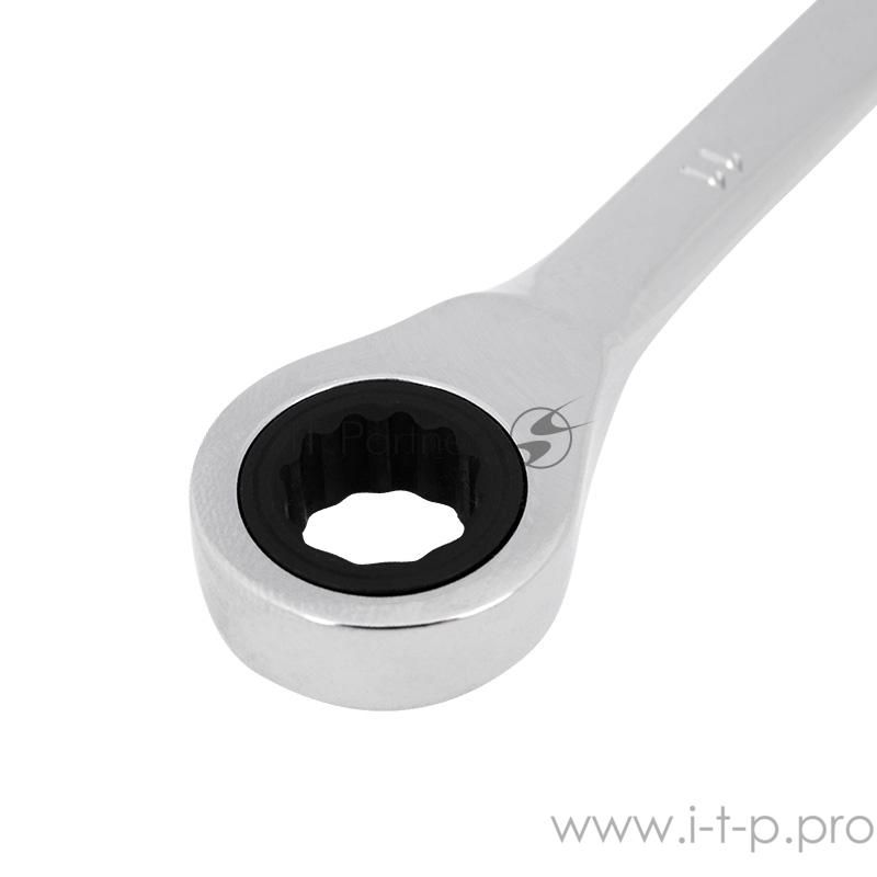 Ключ комбинированный трещоточный REXANT 11 мм, CrV, зеркальный хром