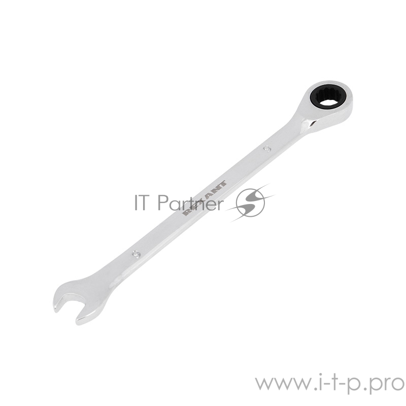 Ключ комбинированный трещоточный REXANT 9 мм, CrV, зеркальный хром