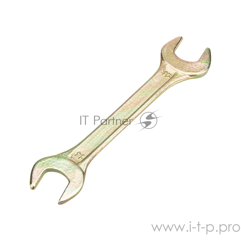 Ключ рожковый REXANT 14х15 мм, желтый цинк