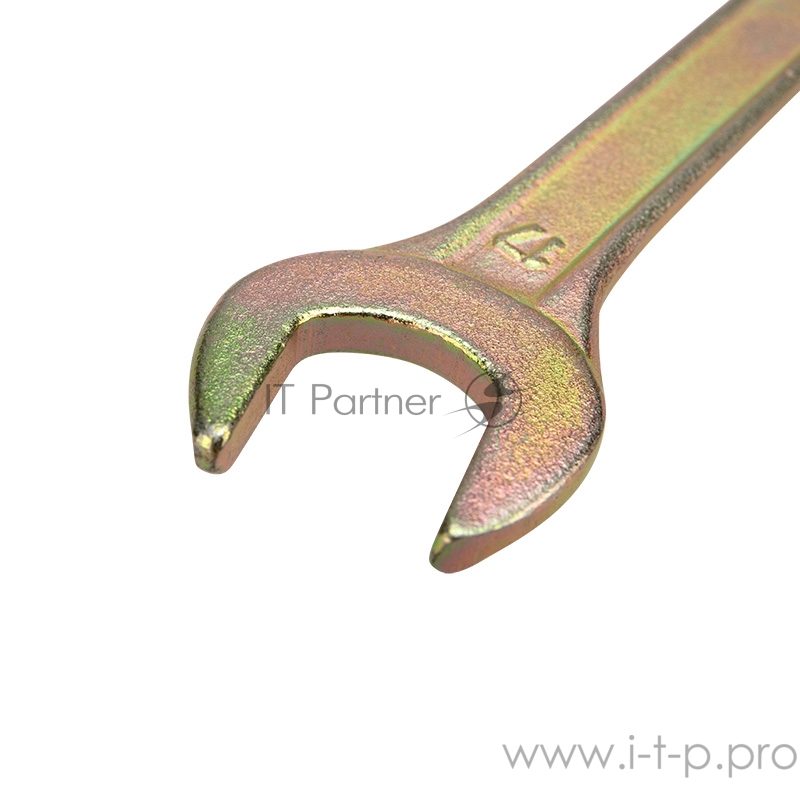 Ключ рожковый REXANT 17х19 мм, желтый цинк