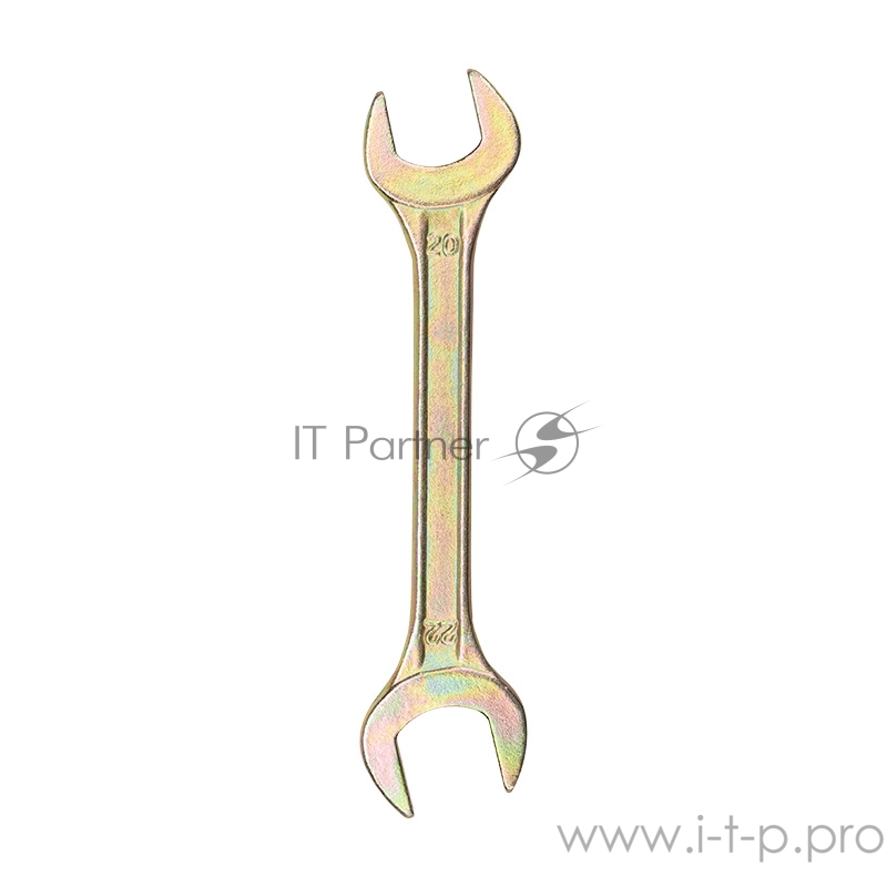 Ключ рожковый REXANT 20х22 мм, желтый цинк