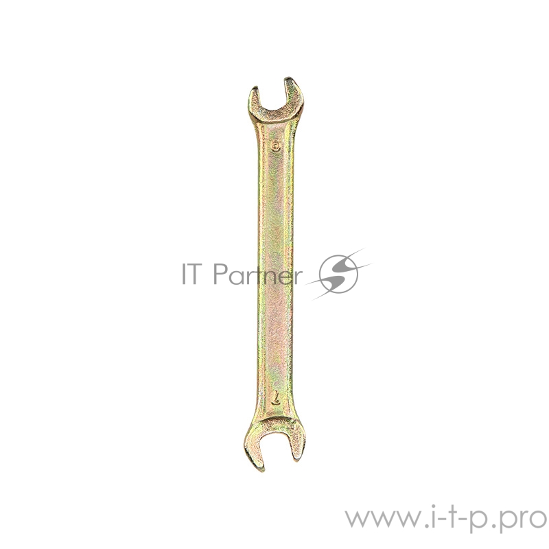 Ключ рожковый REXANT 6х7 мм, желтый цинк