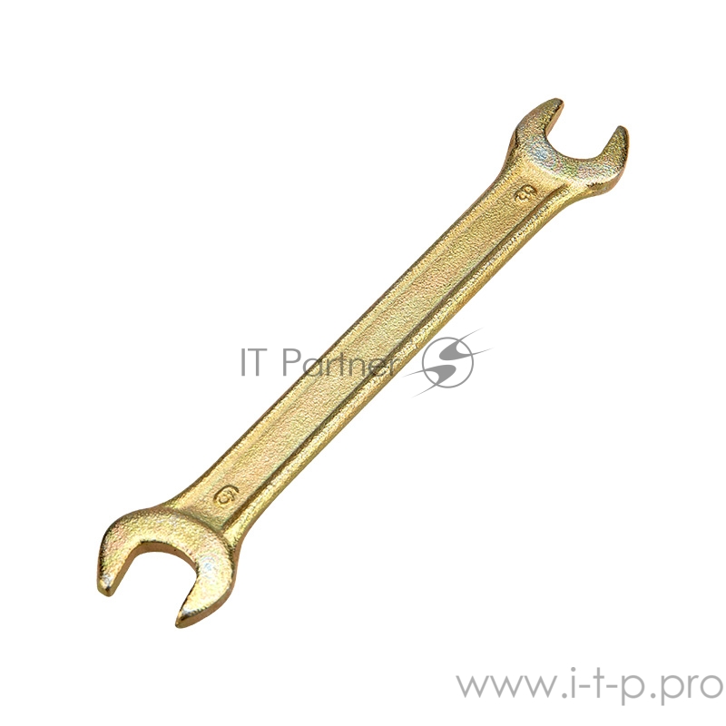 Ключ рожковый REXANT 8х9 мм, желтый цинк