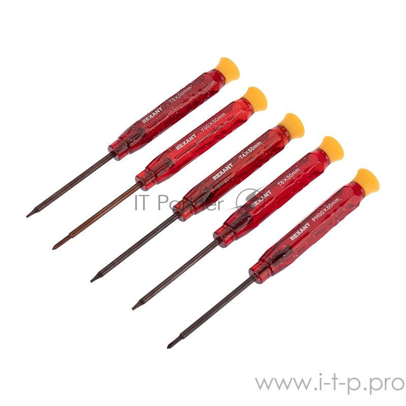 Набор отверток для точечных работ 5 предметов REXANT