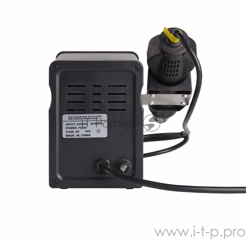 Паяльная станция REXANT, 2 в1: паяльник + термофен, с цифровым дисплеем, 150-500 °С