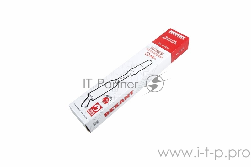 Паяльник ПД REXANT, керам.нагреватель, 300 Вт, 230 В, деревянная ручка