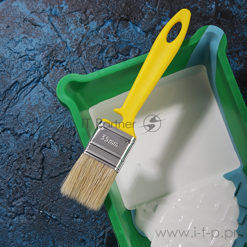 Кисть плоская «Эмали» 35х10 мм REXANT