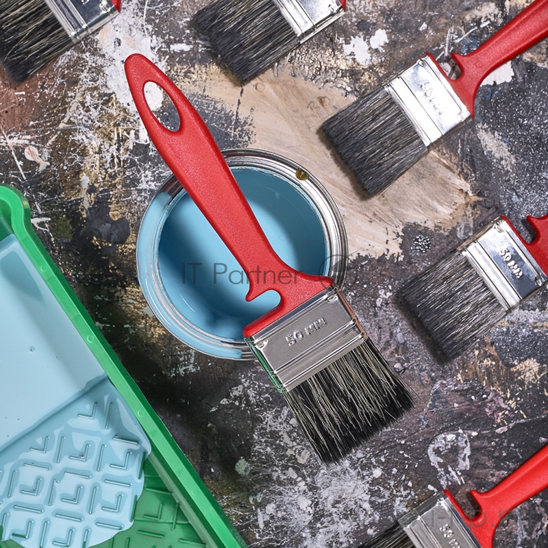 Кисть плоская «Водные краски» 50х12 мм REXANT