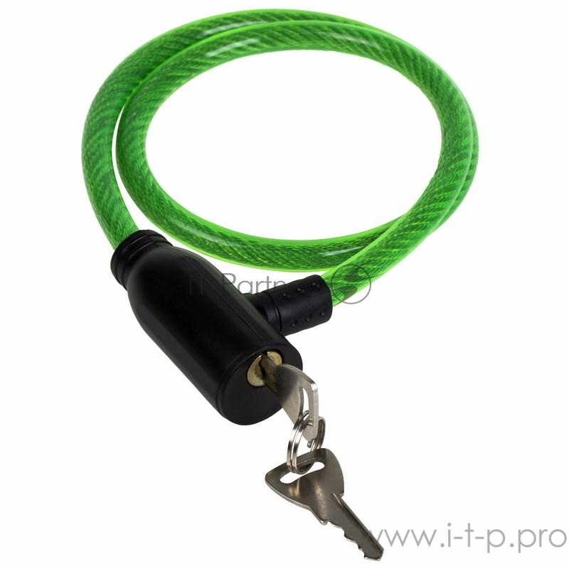 Тросовый замок 60 см зеленый ЧЕТЫРЕ СЕЗОНА